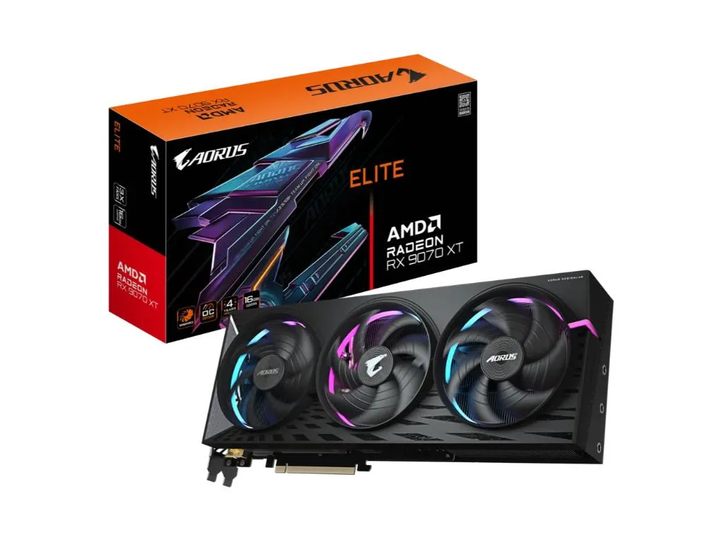 Gigabyte Graficka karta GIGABYTE RX 9070 XT AMD/16GB/GDDR6/256bit/crna Slika 8